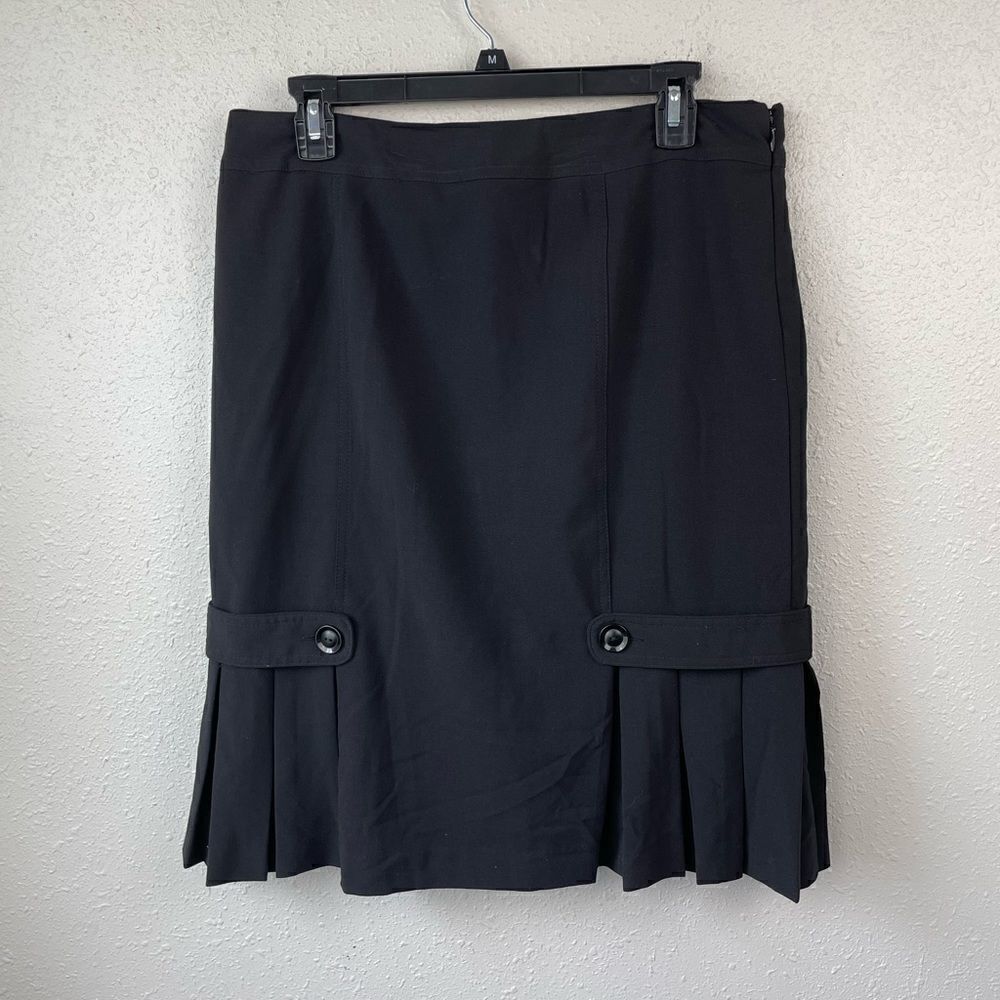 AGB Black Midi Skirt Size 8 EUC